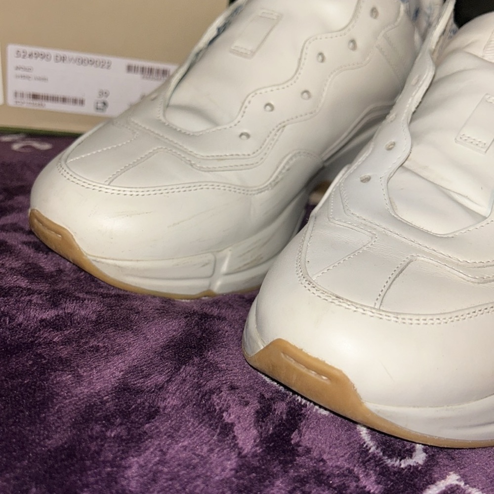 Gucci Rhyton Glitter Emblem Sneaker size 39 Women’s VVHTF - Picture 7 of 16